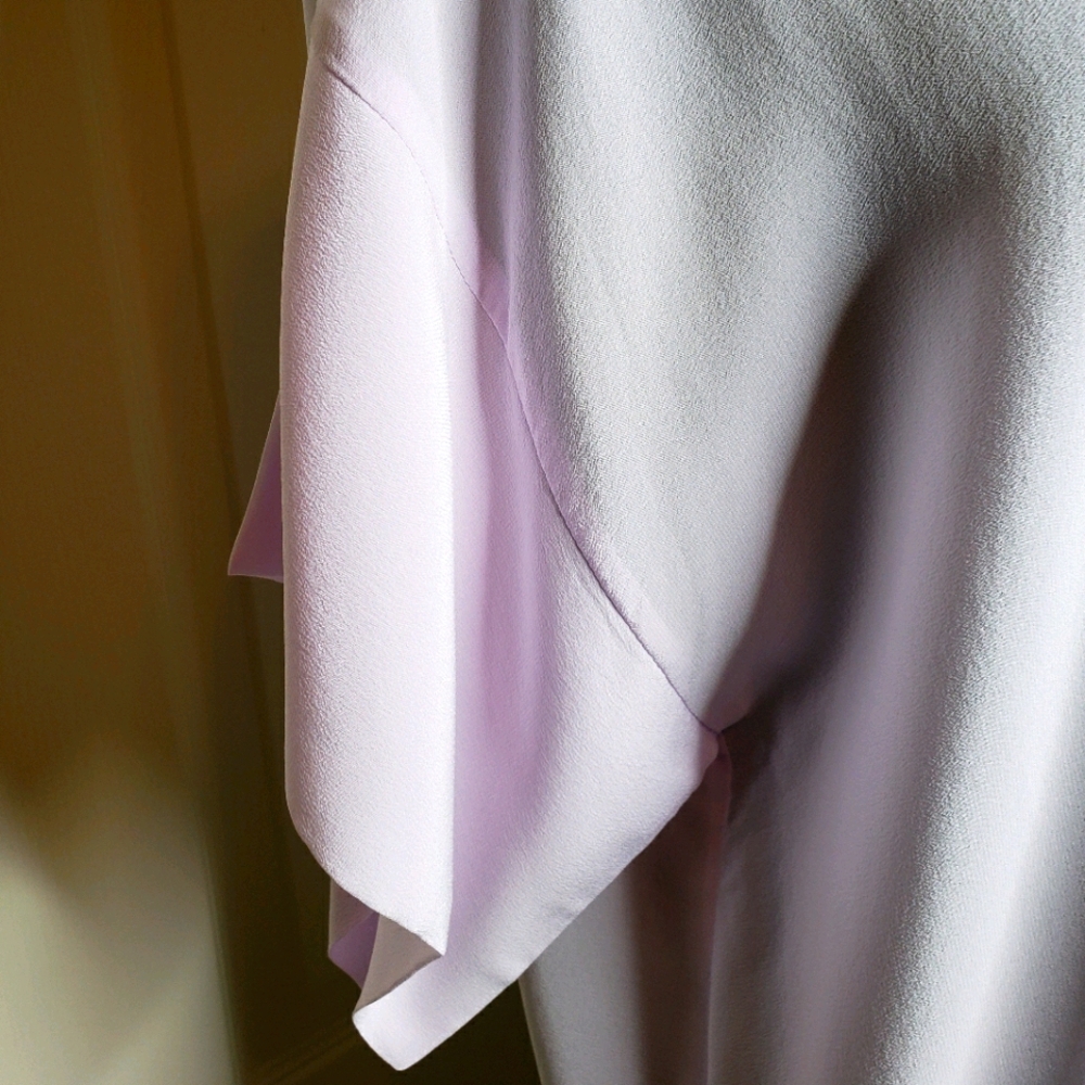 Anthropologie silk drop shoulder top. - Picture 6 of 6